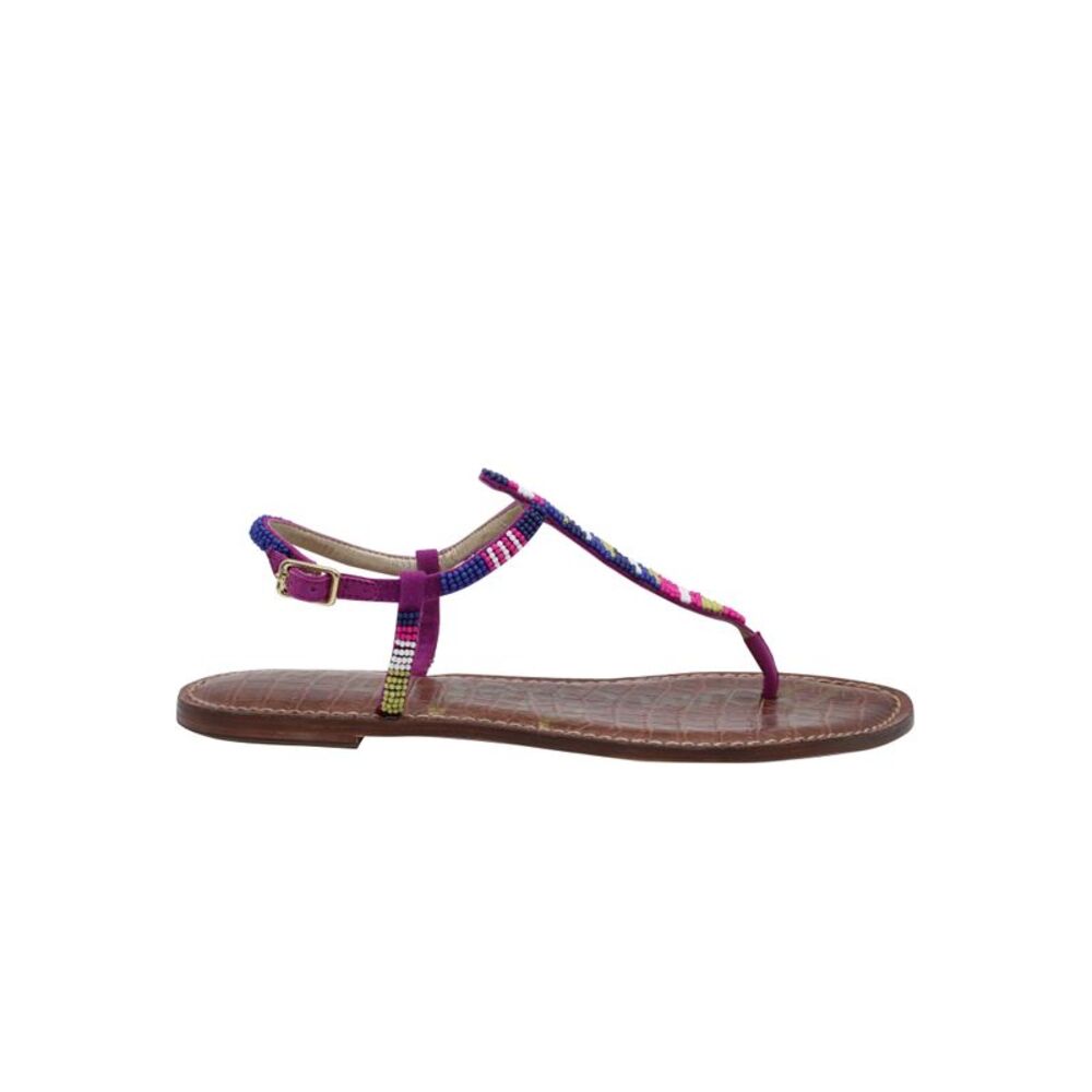 Sam Edelman Gail Beaded Thong Sandals in Multicolor Leather